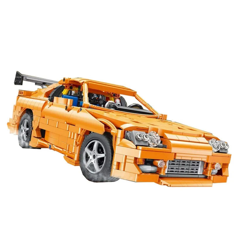 Happy Build MOC Building Block Set: Toyota Supra A80 Classic Sports Car QC018, Model YCQC018