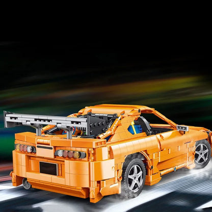 Happy Build MOC Building Block Set: Toyota Supra A80 Classic Sports Car QC018, Model YCQC018