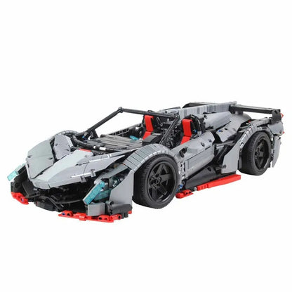 Happy Build MOC Motorized Building Block Set: XQ1003 Lambo Veneno Roadster Racing Car