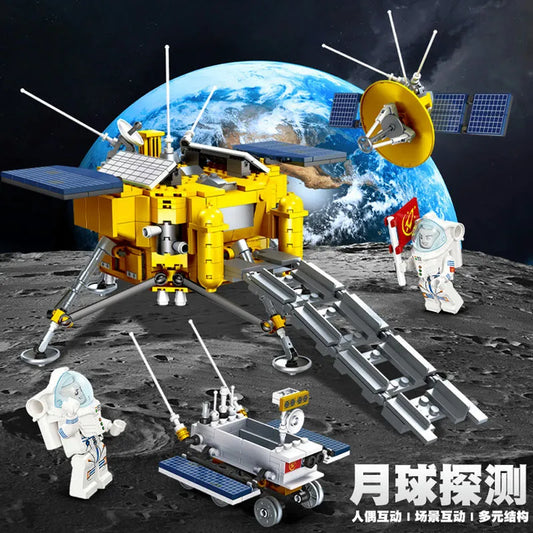 JieStar Building Block Set: Ideas Lunar Landing Module Space, Model JS59012