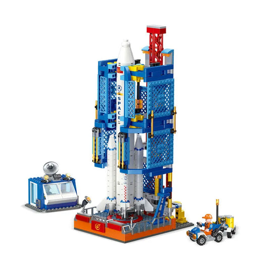 JieStar MOC Building Block Set: MOC Ideas Space Launch Center, Model JS59011