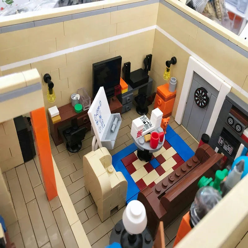 JieStar MOC Building Block Set: Central Perk Friends House, Model 89106