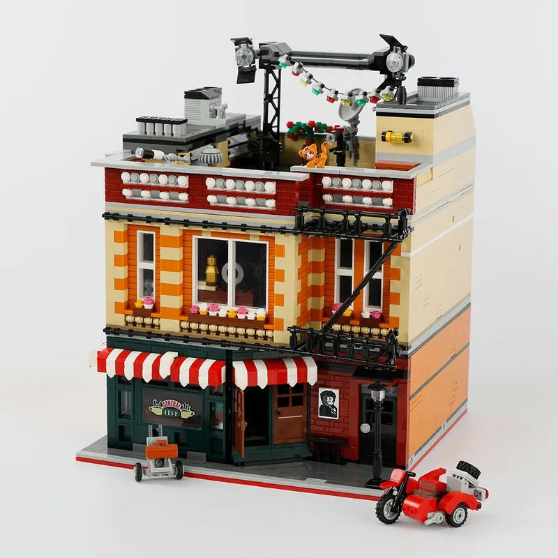 JieStar MOC Building Block Set: Central Perk Friends House, Model 89106