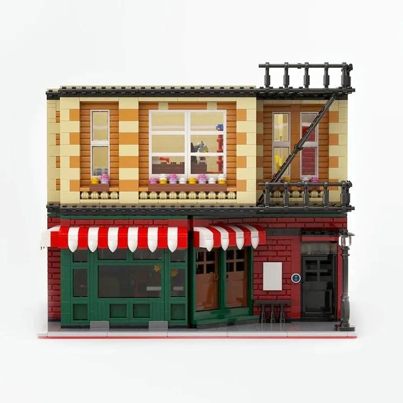JieStar MOC Building Block Set: Central Perk Friends House, Model 89106