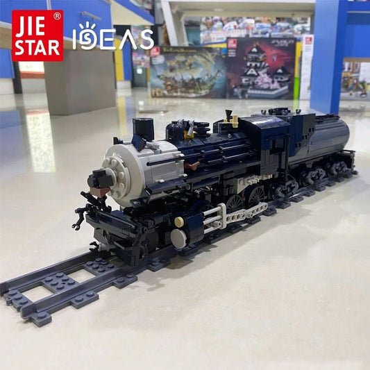 JieStar MOC Building Block Set: CN5700 Steam Train 59003