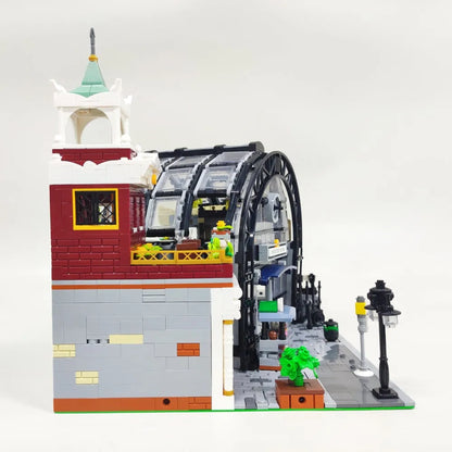 JieStar MOC Building Block Set: The MOC Train Station Meeting Point, Model 89154