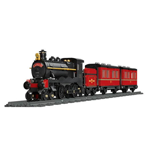 JieStar MOC Building Block Set: GWR Steam Locomotive Train 59002