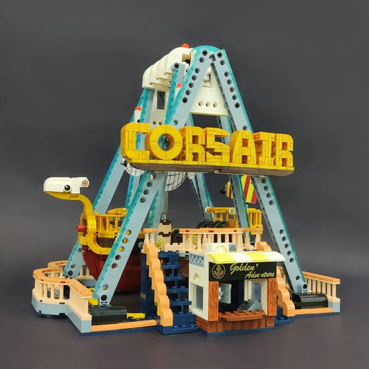 JieStar MOC Building Block Set: Idea MOC Underwater Corsair Ship 37401