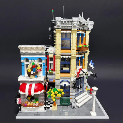 JieStar MOC Building Block Set: 89134 Creator Expert City Police Station