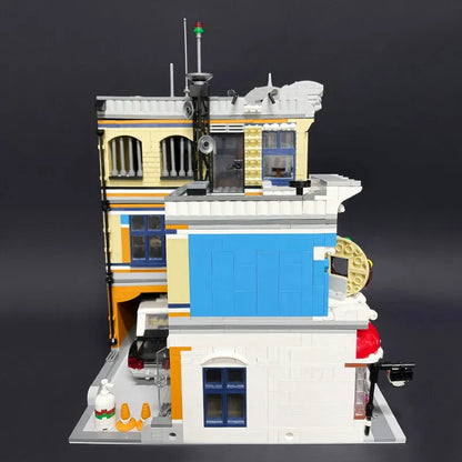 JieStar MOC Building Block Set: 89134 Creator Expert City Police Station