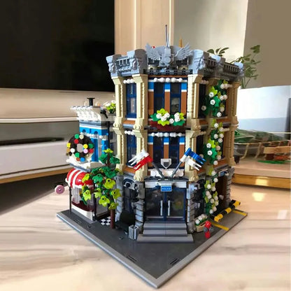 JieStar MOC Building Block Set: 89134 Creator Expert City Police Station
