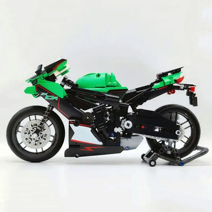 JieStar MOC Building Block Set: 91023 Kawasaki NINJA ZX-10R Motorcycle