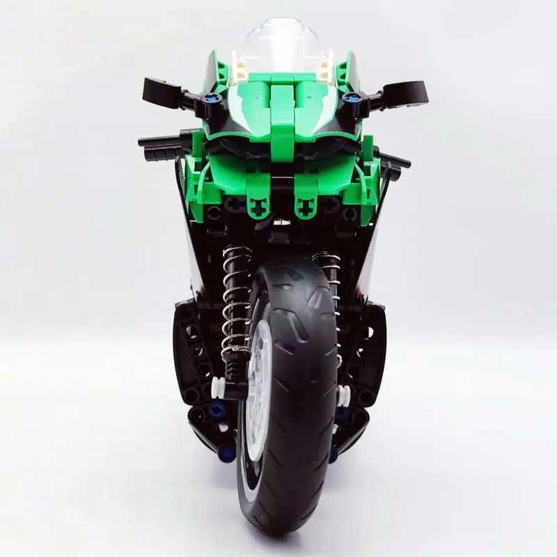 JieStar MOC Building Block Set: 91023 Kawasaki NINJA ZX-10R Motorcycle