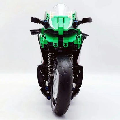 JieStar MOC Building Block Set: 91023 Kawasaki NINJA ZX-10R Motorcycle