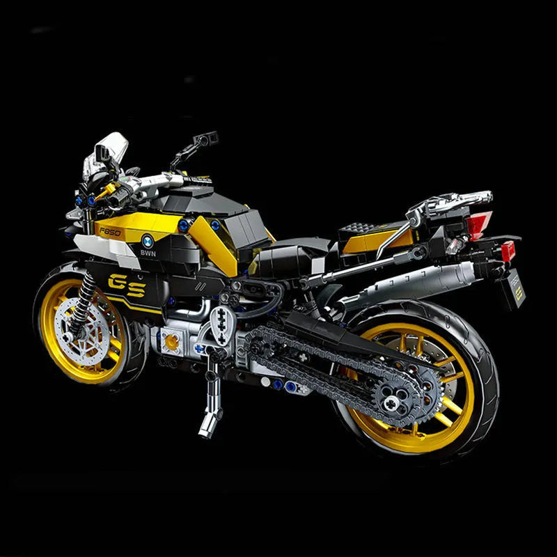 JieStar MOC Building Block Set: 91025 BMW F850 GS Bike Motorcycle