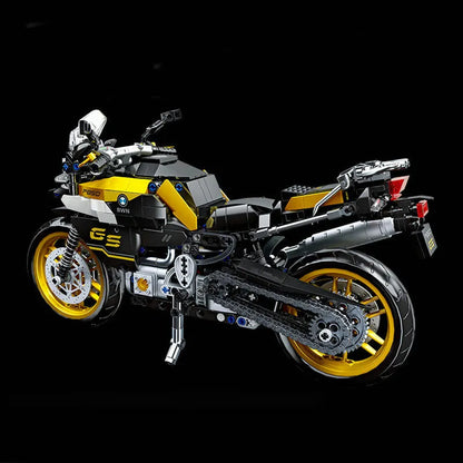 JieStar MOC Building Block Set: 91025 BMW F850 GS Bike Motorcycle
