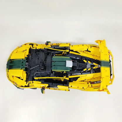 JieStar MOC Motorized Building Block Set: 91101 Super Racing McLaren P1 Sports Car