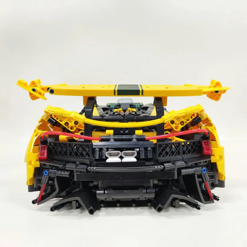 JieStar MOC Motorized Building Block Set: 91101 Super Racing McLaren P1 Sports Car