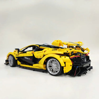 JieStar MOC Motorized Building Block Set: 91101 Super Racing McLaren P1 Sports Car