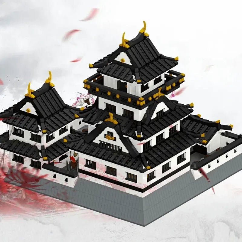 JieStar MOC Building Block Set: Sakura Kumamoto Castle, Model 39101