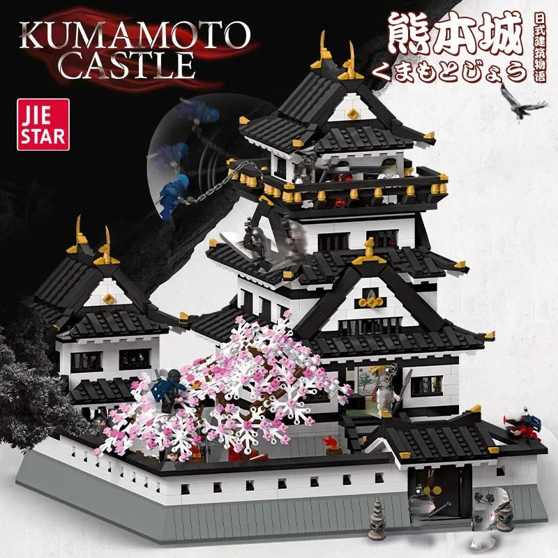 JieStar MOC Building Block Set: Sakura Kumamoto Castle, Model 39101