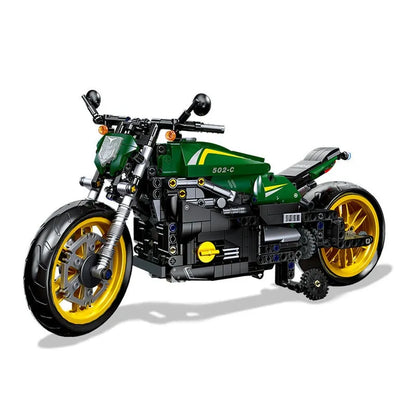 JieStar MOC Building Block Set: Benelli 502C Bike RC Motorcycle 91022