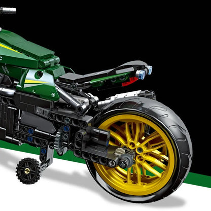 JieStar MOC Building Block Set: Benelli 502C Bike RC Motorcycle 91022