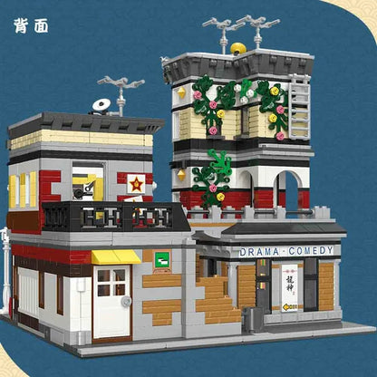 JieStar MOC Building Block Set: Sushi Corner Shop 89127
