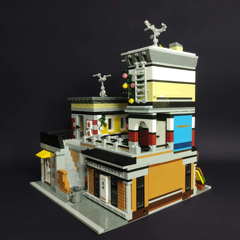 JieStar MOC Building Block Set: Sushi Corner Shop 89127