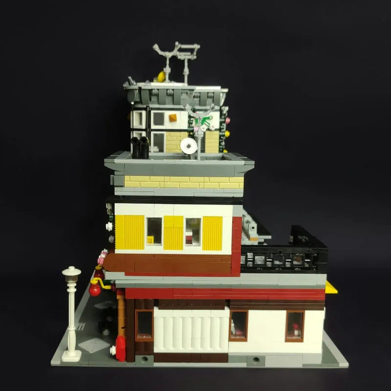 JieStar MOC Building Block Set: Sushi Corner Shop 89127