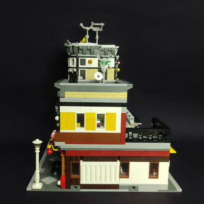 JieStar MOC Building Block Set: Sushi Corner Shop 89127