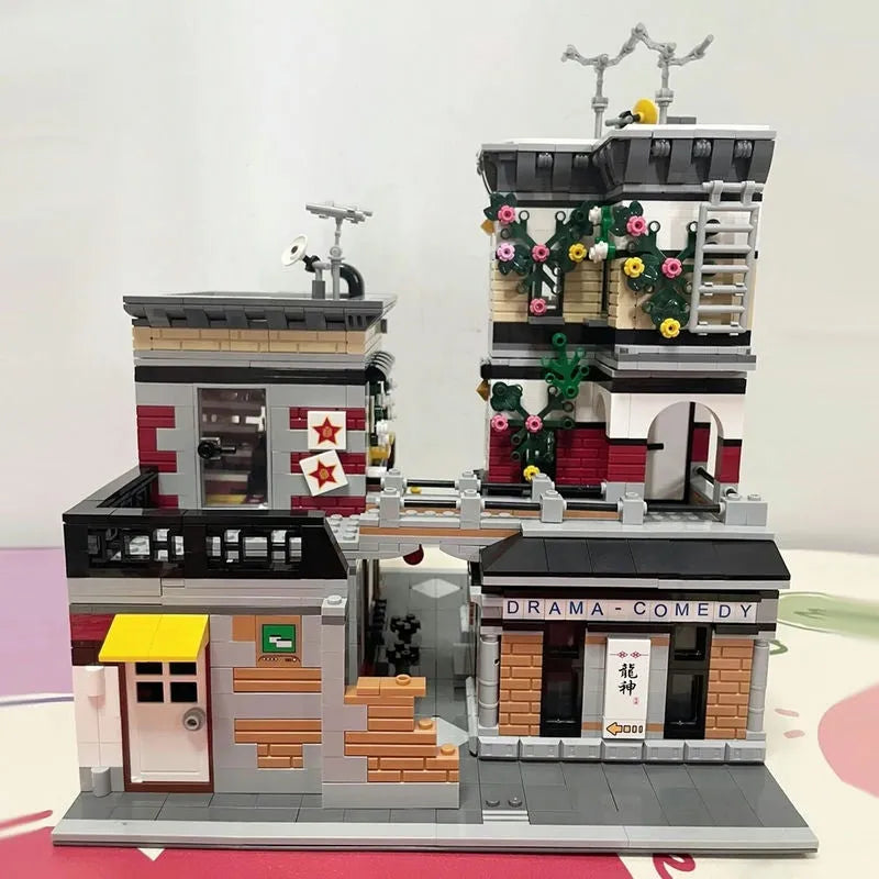 JieStar MOC Building Block Set: Sushi Corner Shop 89127
