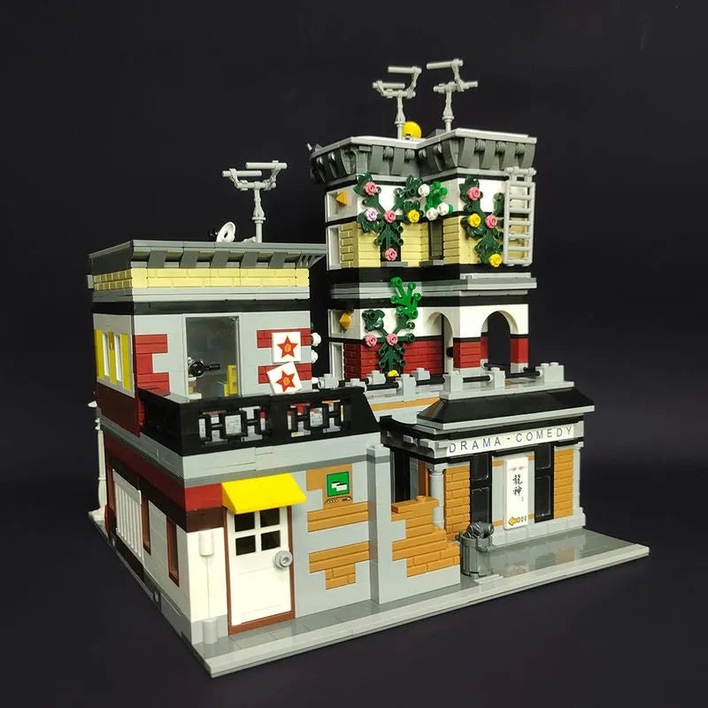 JieStar MOC Building Block Set: Sushi Corner Shop 89127