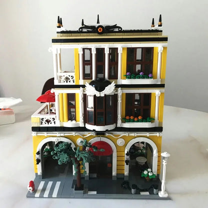 JieStar MOC Building Block Set: Tea Shop Store 89124
