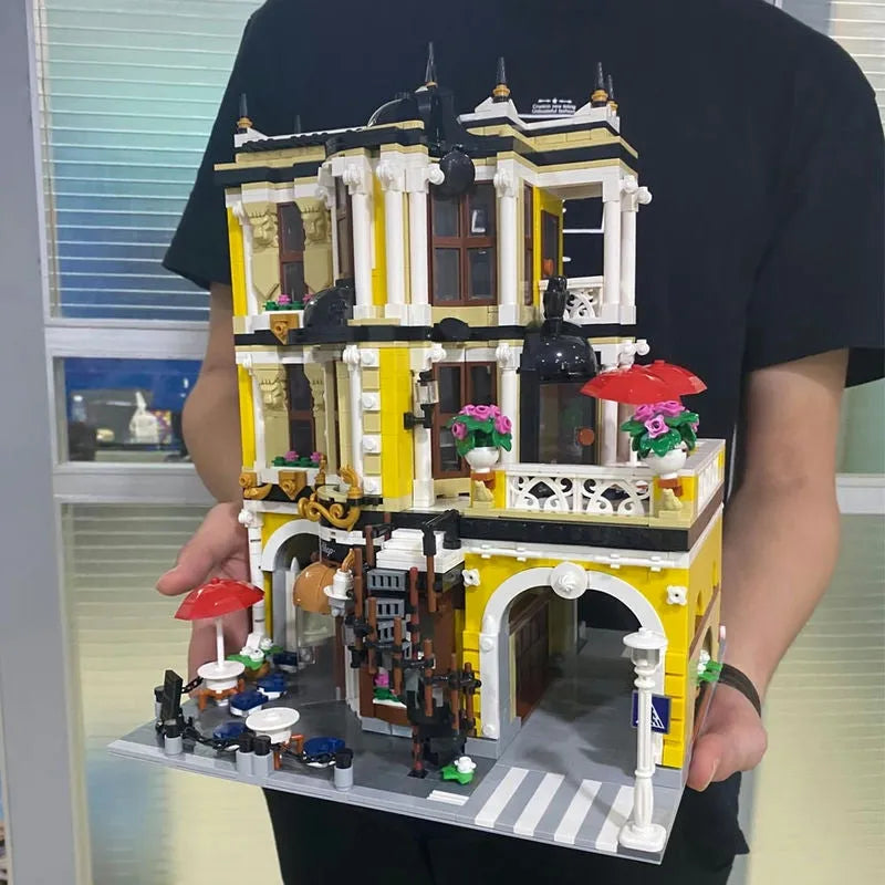 JieStar MOC Building Block Set: Tea Shop Store 89124