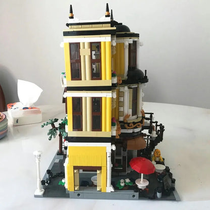 JieStar MOC Building Block Set: Tea Shop Store 89124