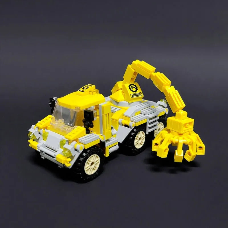 JieStar MOC Building Block Set: Grab & Lift Truck Cars 21033