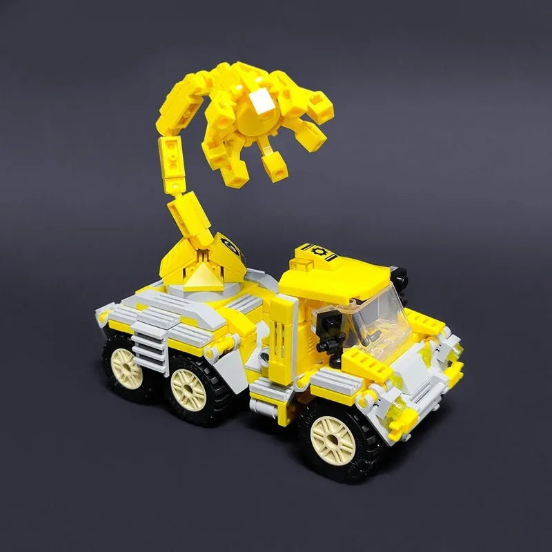 JieStar MOC Building Block Set: Grab & Lift Truck Cars 21033