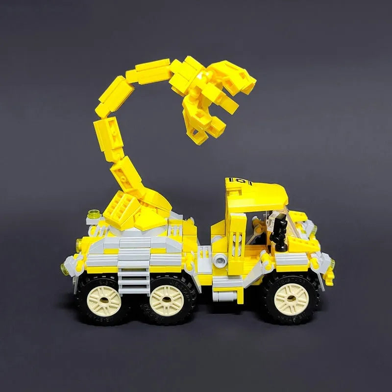 JieStar MOC Building Block Set: Grab & Lift Truck Cars 21033