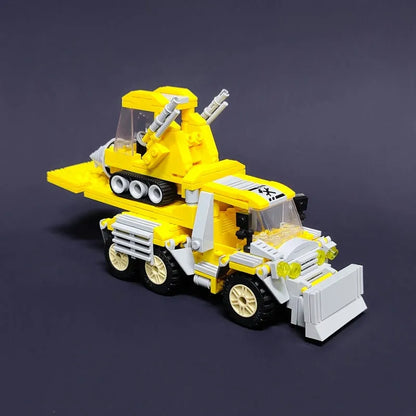JieStar MOC Building Block Set: Wrecker Truck Cars 21036