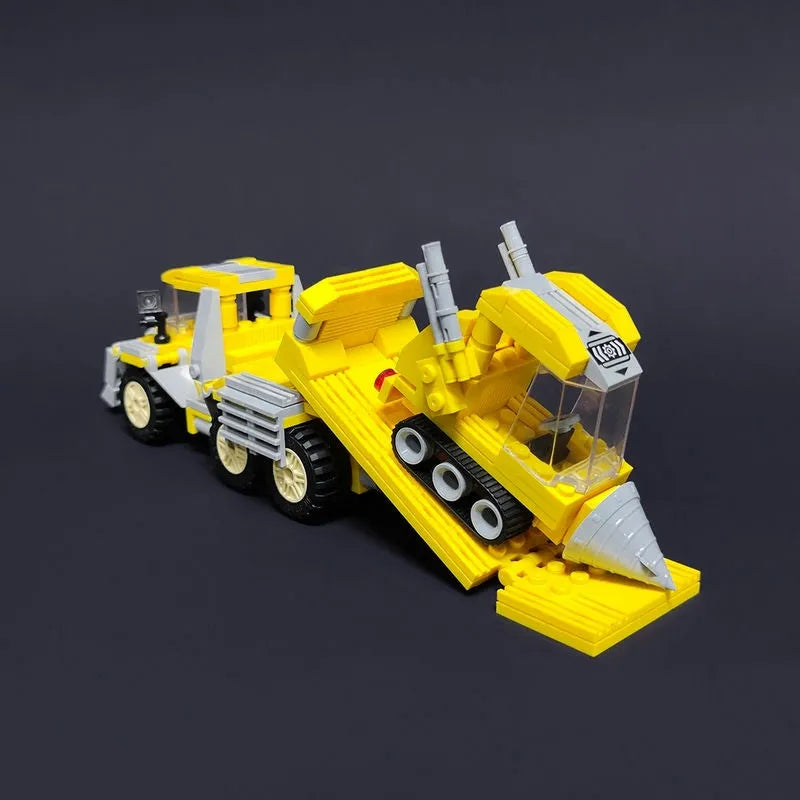 JieStar MOC Building Block Set: Wrecker Truck Cars 21036