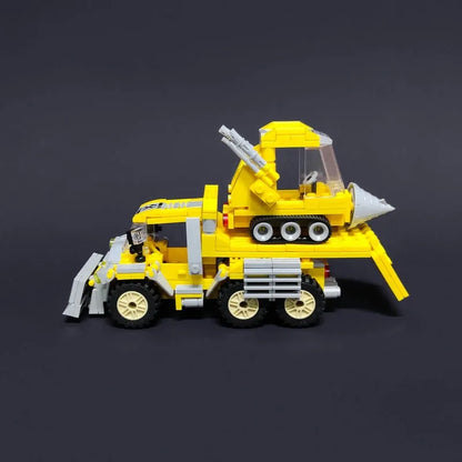JieStar MOC Building Block Set: Wrecker Truck Cars 21036