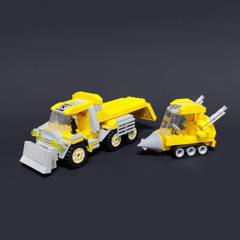 JieStar MOC Building Block Set: Wrecker Truck Cars 21036