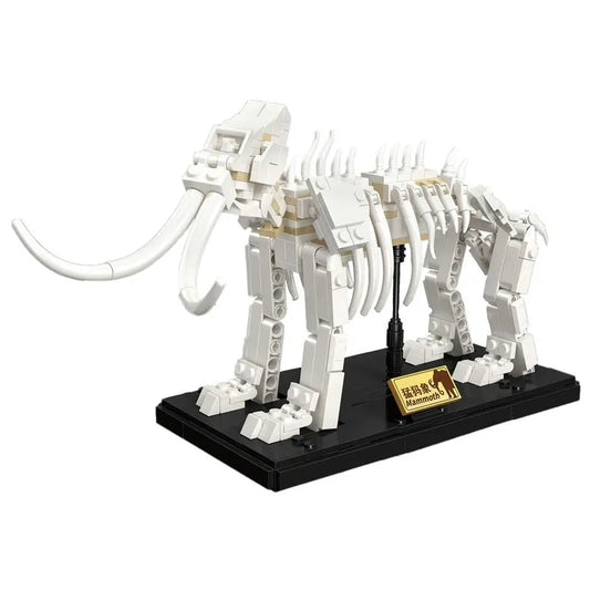 JieStar MOC Building Block Set: Idea Mammoths Dinosaur Fossil, Model 36002