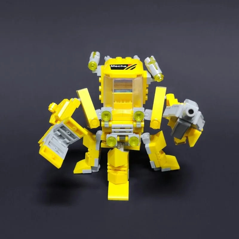 JieStar MOC Building Block Set: Crystal Collector City Truck 21035