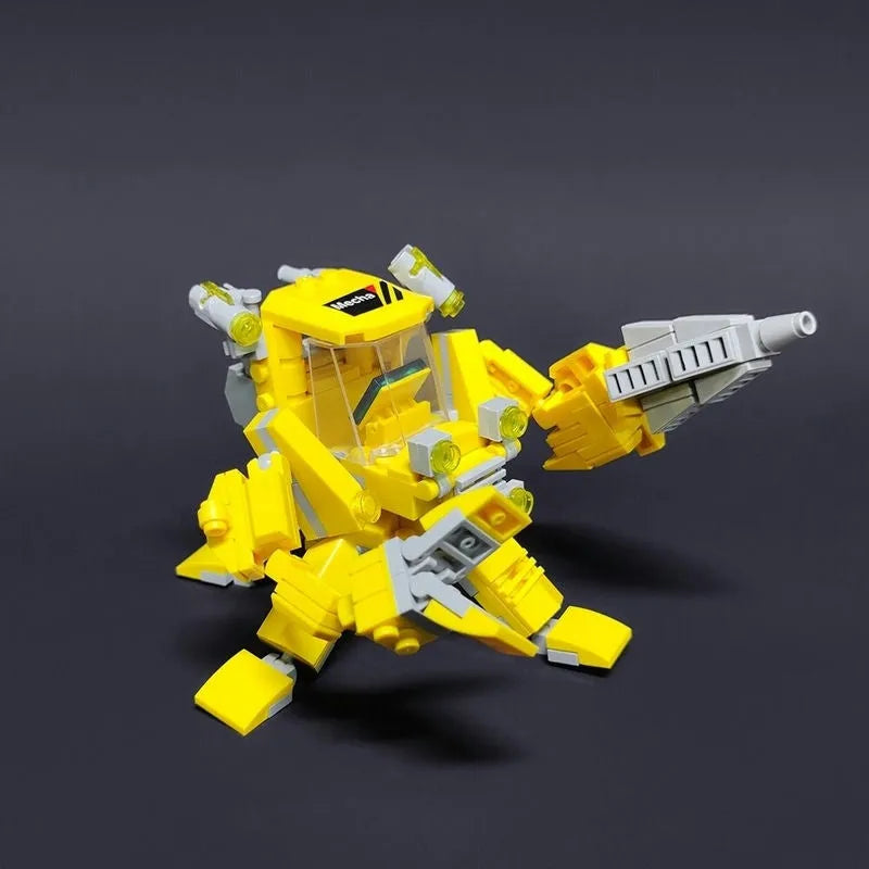 JieStar MOC Building Block Set: Crystal Collector City Truck 21035
