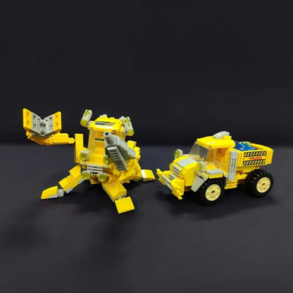 JieStar MOC Building Block Set: Crystal Collector City Truck 21035