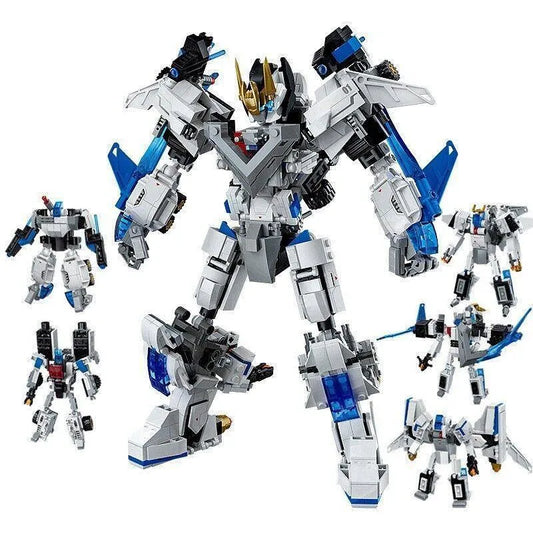 JieStar MOC Building Block Set: Deformation Wind Blade Mech Robot, Model 69000