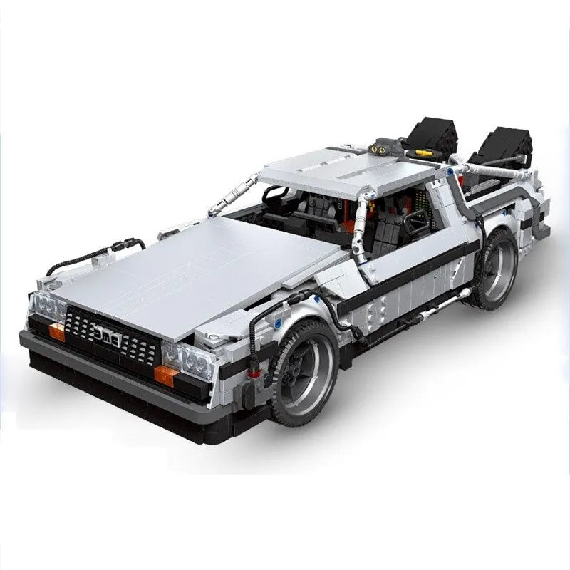 JieStar MOC Building Block Set: DeLorean DMC-12 Return To The Future Car, Model 92004