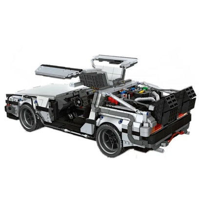 JieStar MOC Building Block Set: DeLorean DMC-12 Return To The Future Car, Model 92004